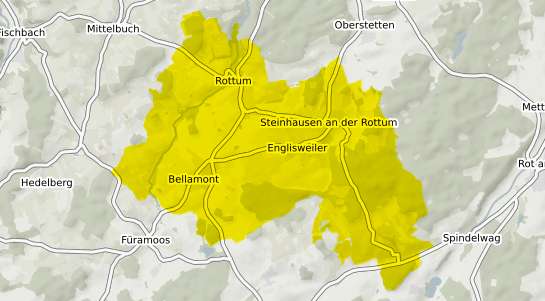 Immobilienpreisekarte Steinhausen an der Rottum